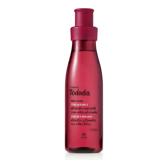 Body Splash Corporal Cereza Y Avellana Tododia Natura 200ml