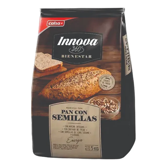Premezcla Para Pan Con Semillas Integral Salvado Calsa 5kg
