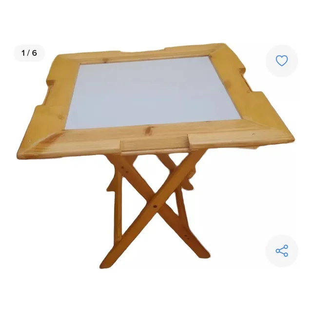 Mesa Plegable Para Jugar Domino, Medidas 80x80x80 Cm