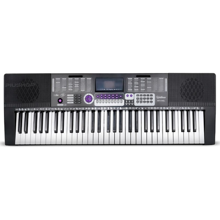 Teclado Musical Waldman 61 Teclas Kep6100x Full Cor Preto Voltagem Teclado Musical Waldman 61 Teclas Kep6100x Full Cor Preto Voltagem