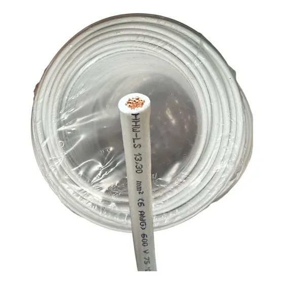 Cable Thw De Cobre 100% Calibre 6 Blanco Argos 60m