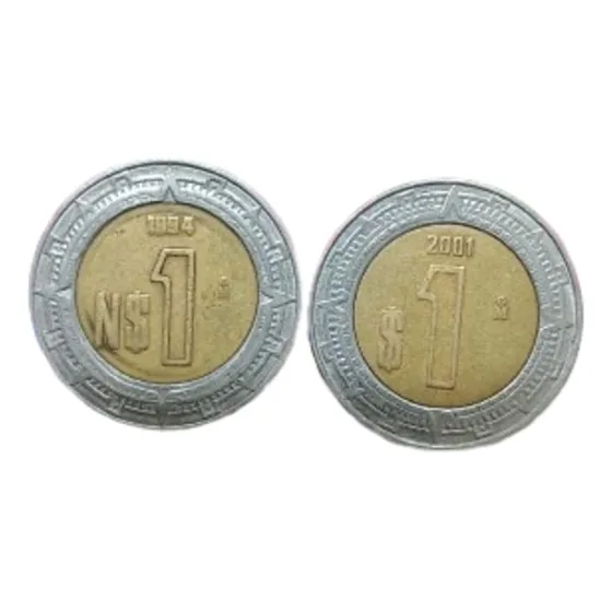 Moneda De 1 Peso Mexicano