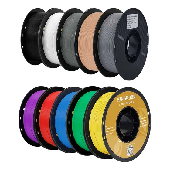 10kg Kingroon Pla Filamento Para Impresora 3d 1.75mm Color 10 Kg / De Mezcla