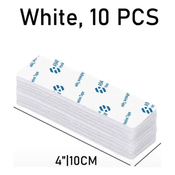 Láminas Cinta Velcro Cierre Mágico 10cm X2.5 Cm  Pack 10 Und