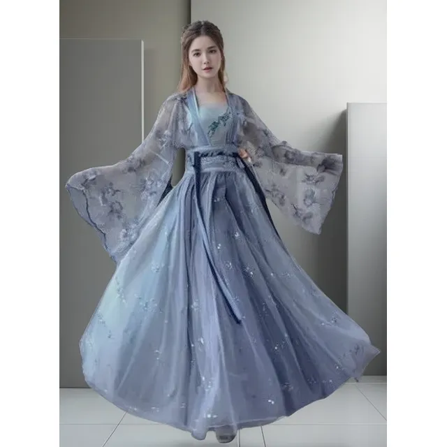 Traje Tradicional Chino Hanfu Vestido