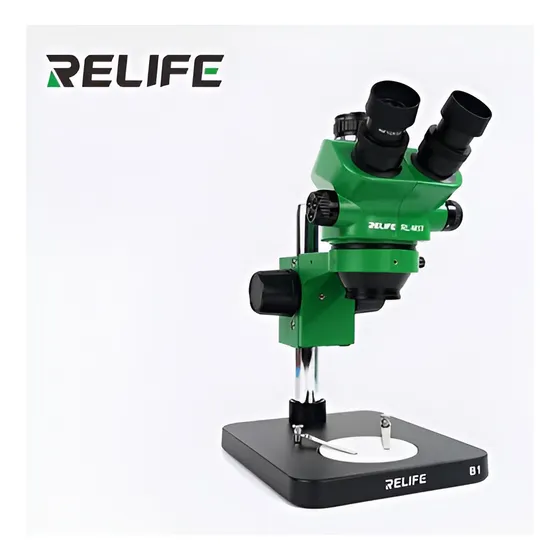 Relife Rl-m5t-b1 Trinocular Microscope 0.7-50x