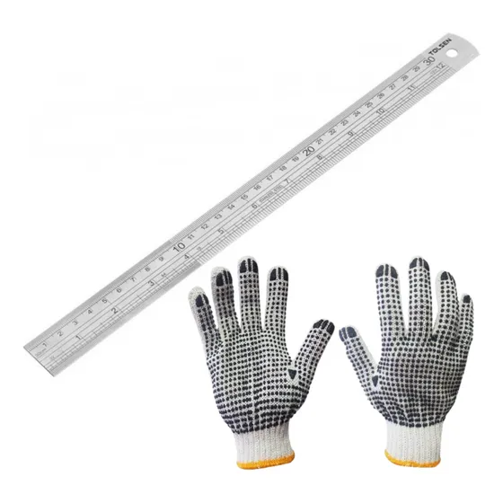 Regla De Acero Inoxidable Tolsen De 30cm 12 Pulgadas - Sc -