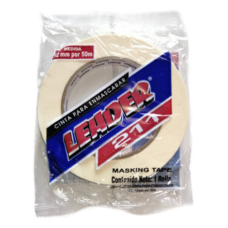 Cinta Masking Tape Leader 12 Mm X 50 M Cinta Masking Tape Leader 12 Mm X 50 M