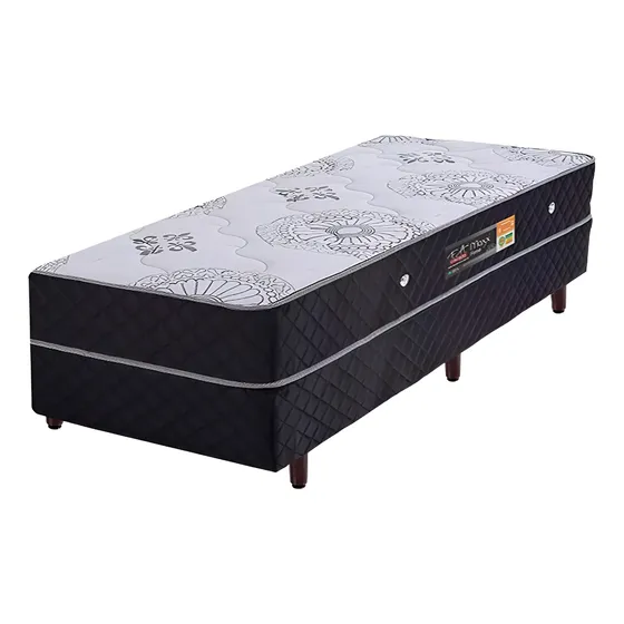 Sommier 1 Plaza Espuma Alta Densidad Colchon Ortopedico 20cm