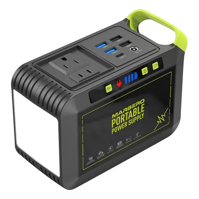 Marbero Estación De Carga Portátil De 88wh, Generador Solar