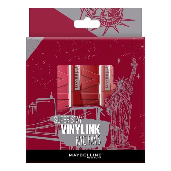 Pack De Labiales Maybelline Vinyl Ink Trilogía Favs