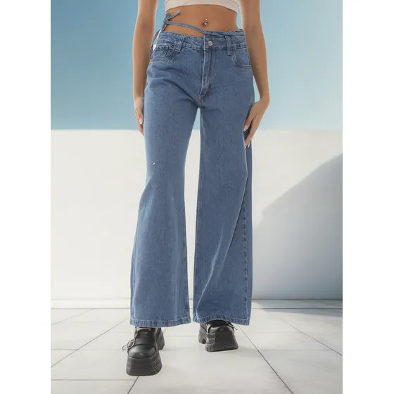 Jean Wide Leg Fiyi Mujer . .