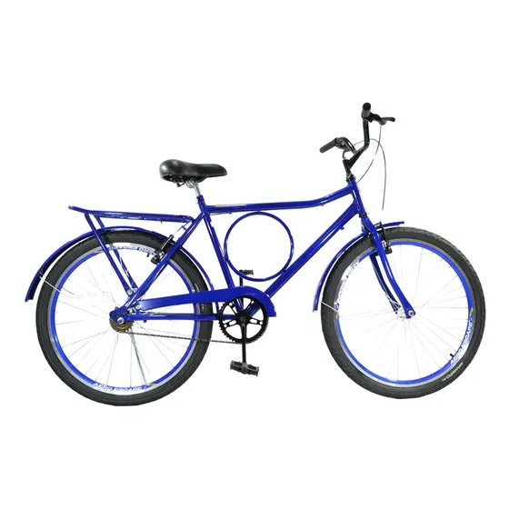 Bicicleta De Passeio Monark Barra Circular Aro 26 1v Red