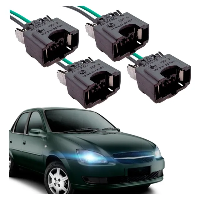 04 Chicote Bico Injetor Gol Voyage Fox 1.0 1.6 G4 G5 Flex