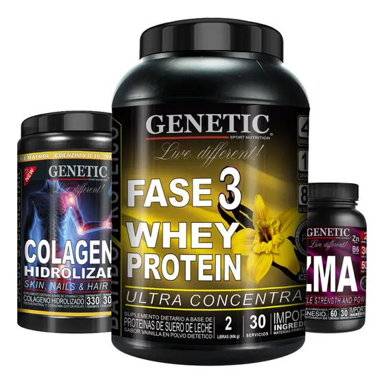 N1 Proteína Aminos Esenciales Zinc Magnesio Colágeno Genetic