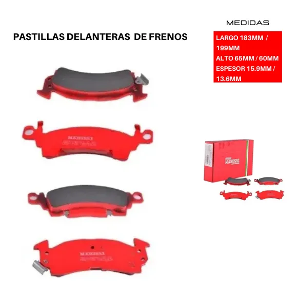 Pastilla De Freno Jeep Cj5 Renegade 2.5 1982