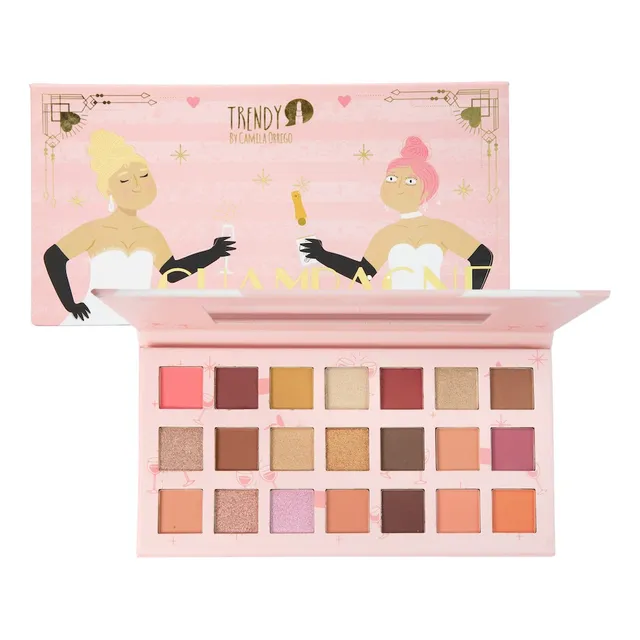 Paleta Sombra Iluminador Trendy - g a $208