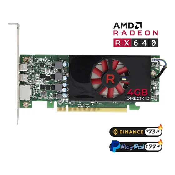 Tarjeta De Video Amd Radeon Rx 640 4gb Gddr5 Grafica