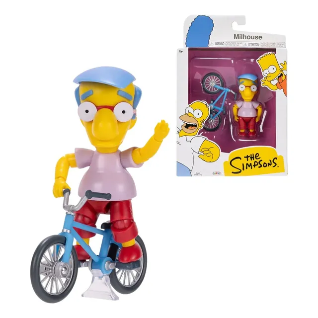 Boneco Milhouse The Simpsons 9cm Articulado Com Acessório