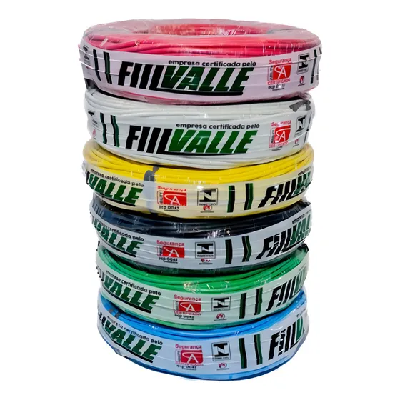 Cabo Elétrico Unipolar Goldfill Cabo Flexível 2,5 mm Vermelho x 100 m em rolo