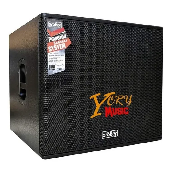 Sub Bajo De 18 Pulgadas 1000 Rms, 2000 Programable, Pro