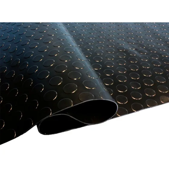 Piso Rollo De Goma Estoperol Negro 3mm X 1mt
