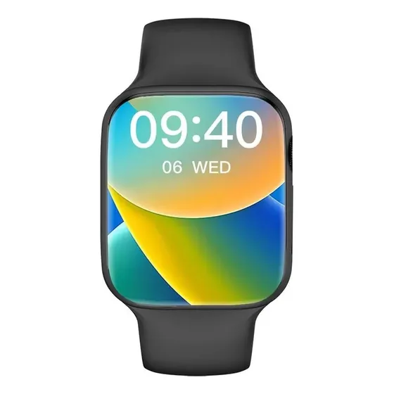 Reloj inteligente W29 Pro Microwear Series 9 con pantalla de 2.02 pulgadas, negro, 2024