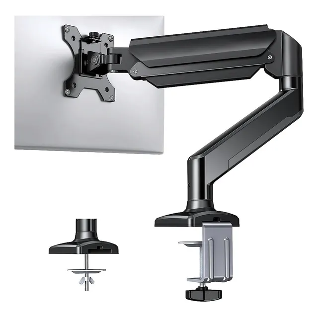 Soporte Para Pantalla Brazo De Soporte Extensible Y Elevable Para Monitores De Ordenador De 17 A 32 Pulgadas Con Función De Suspensión