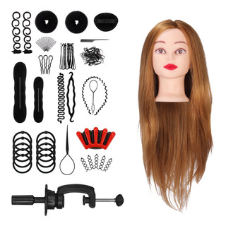 80% Cabeza De Maniquí Entrenamiento Para Práctica Peluquería 80% Cabeza De Maniquí Entrenamiento Para Práctica Peluquería