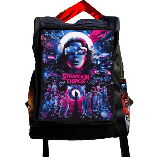 Stranger Things  Mochila Escolar Costura Reforzada