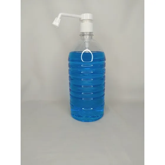 Envase Pet Cilindrico 1 Litro Con Válvula Loción P/ Largo 28