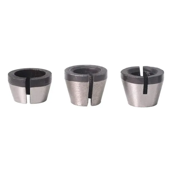 3 Piezas Alta Precisión Router Collet Adaptador Para 6 Y 8mm