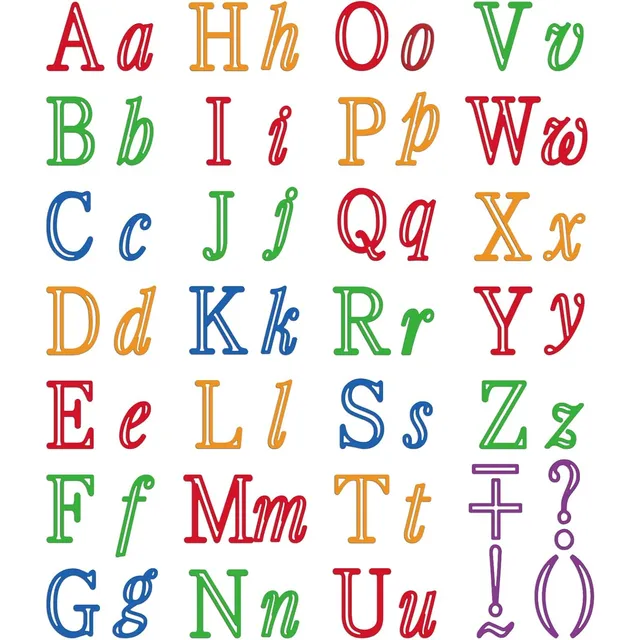 Plantillas De Metal Del Alfabeto 26 Letras A-z, 4 Cm