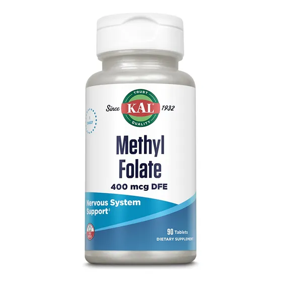 Folato De Metilo Kal, 400 Mcg De Dfe, 5-mthf, Forma Activa D