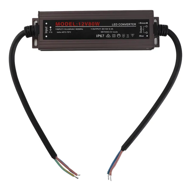 Controlador De Fuente De Alimentación Led Con Cable Ultrafin