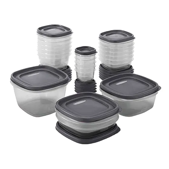 Envases 40 Piezas Varios Tamaños Easy Find Rubbermaid (gris)