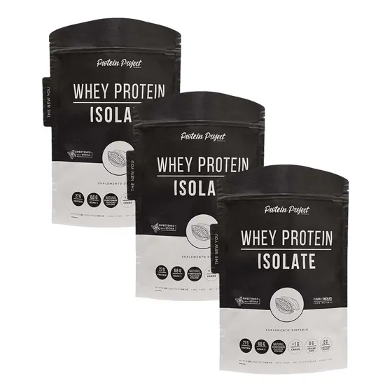 Protein Project Whey Protein Isolate 2 Lb X3 Chocolate