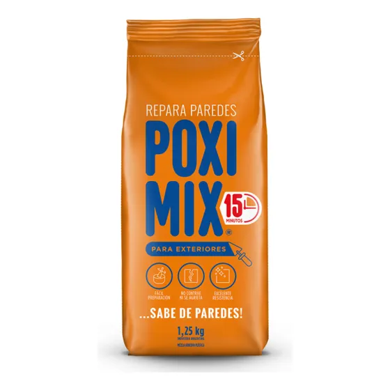 Poximix Exterior Repara Grietas 1,25kg - Imagen Pinturerías-