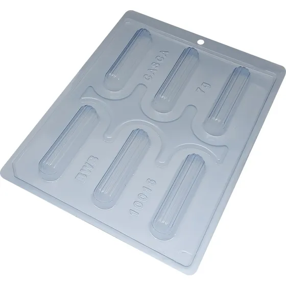 Forma De Silicone Acetato Canudo Recheado Bwb 10016