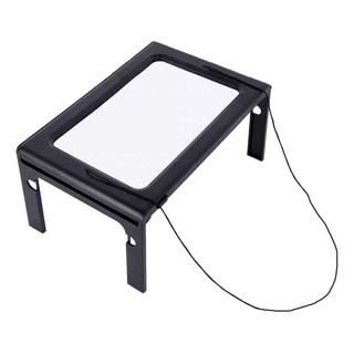 Lupa Plegable De 2,5 Luces Led Con Soporte, Tamaño Grande Lupa Plegable De 2,5 Luces Led Con Soporte, Tamaño Grande