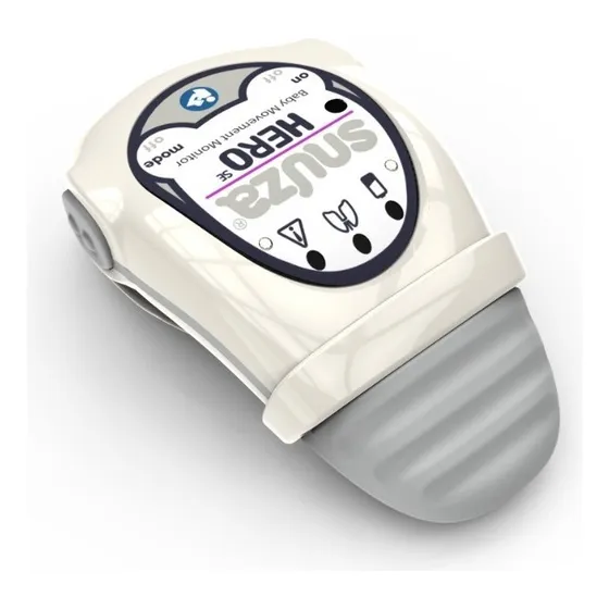 Sensor Snuza Hero SE de Movimiento Abdominal Del Bebé Portátil 3V Color Gris