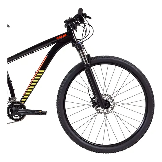Mountain Bike Aro 29 Caloi Moab Câmbio Shimano Alivio 18v Cor Preto Tamanho do quadro 19