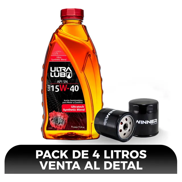 Aceite Semisintético Ultralub 15w40 Sn. Pack De 4 Unidades