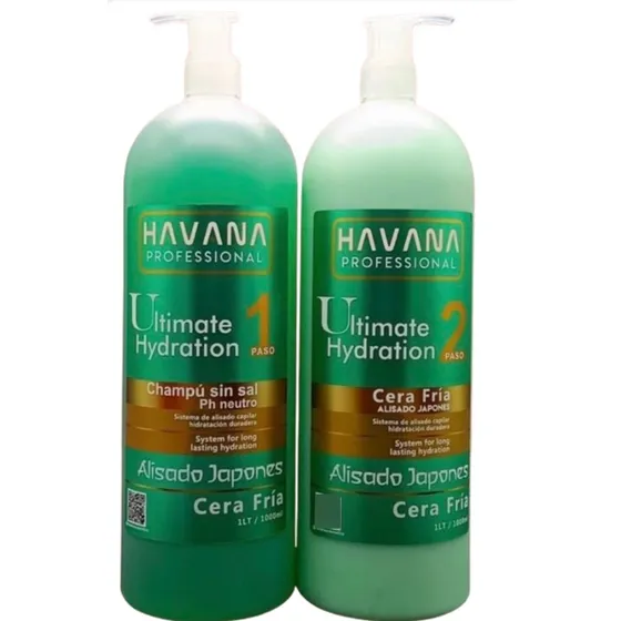 Cera Fría Alisado  Japonés Havana Cosmetic De 1 Litro