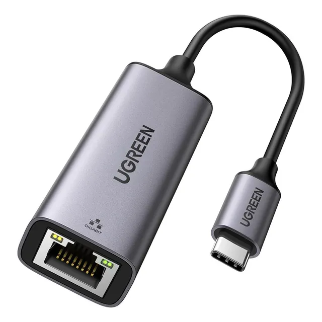 Convertidor Adaptador Ugreen Usb Crj45 (ethernet) Color Gris