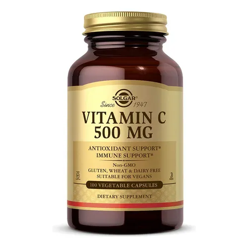 Solgar Vitamin C 500mg 100caps Sabor Neutro