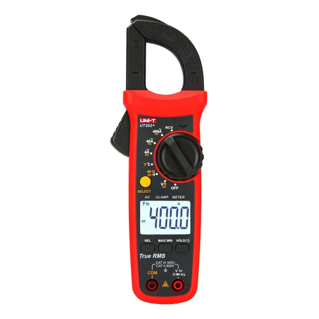 Pinza Voltiamperimétrica Digital Uni-t Ut202+ True Rms, Ncv 