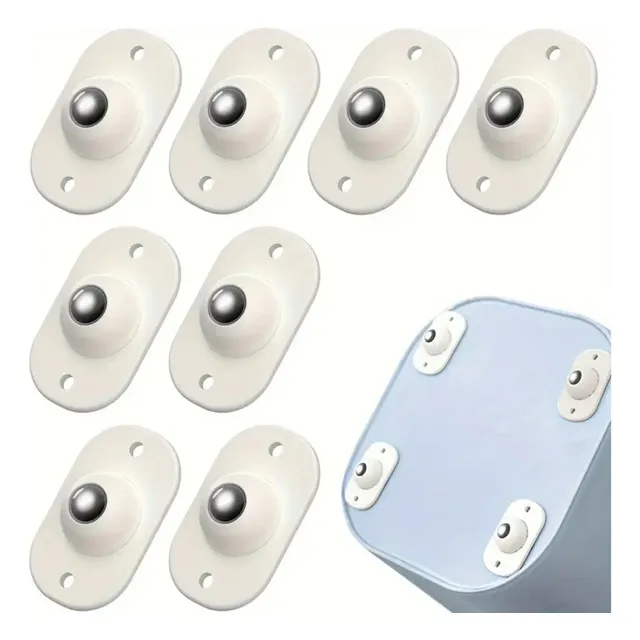 Ruedas Adhesivas Gira 360 Para Materas Canecas Cajas Cajones