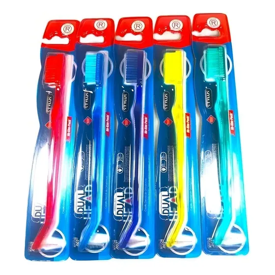 Kit De Cepillos Para Ortodoncia Dual Head Stylus 12 Piezas