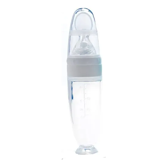 Cuchara Dispensador Alimento Bebe Silicon Biberon